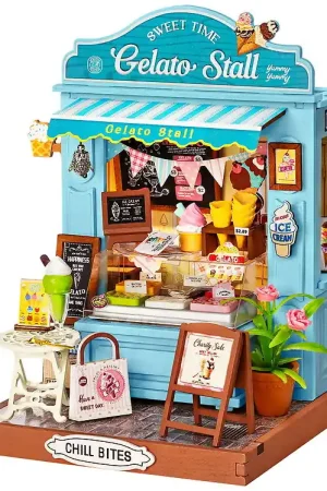 Dagaanbieding Rolife Miniatuurdiorama - DIY - IJskraam DS052 - 132 Onderdelen