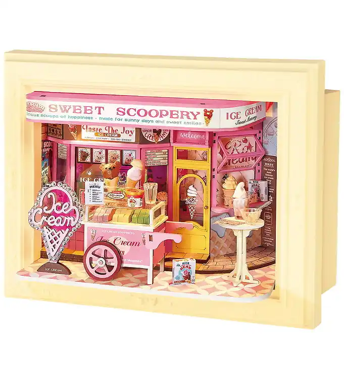Rolife Miniatuurdiorama - DIY - Sweet Scoopery Ice Cream DPO02 Finale Uitverkoop