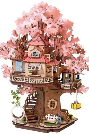 Speciale Aanbieding Rolife Miniatuurdiorama - DIY - Sakura Tree House TGS04 - 535 D