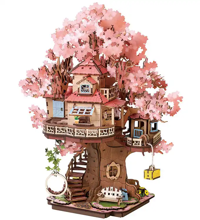 Speciale Aanbieding Rolife Miniatuurdiorama - DIY - Sakura Tree House TGS04 - 535 D