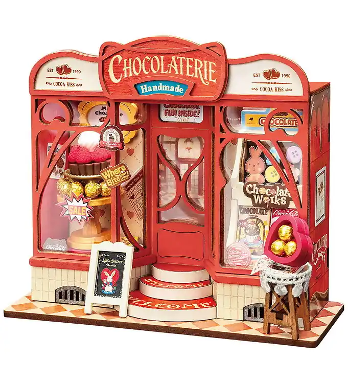 Rolife Miniatuurdiorama - Doe-het-zelf - Sweet Chocolate Winkel Speciale Aanbieding