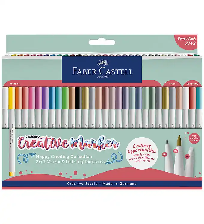 Faber-Castell Markers - Creatieve Marker - 30 st. Tijdelijk Beschikbaar