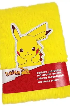 Pokémon Notitieboek - A5 Lijntjes - Plooi - Geel Snelle Levering