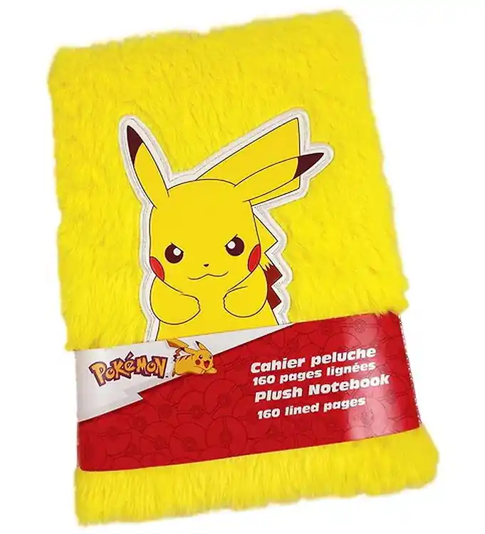 Pokémon Notitieboek - A5 Lijntjes - Plooi - Geel Snelle Levering