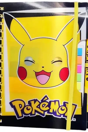 Pokémon Notitieboekje m. Balpen/Plakbriefjes - Lijntjes Bestel Nu