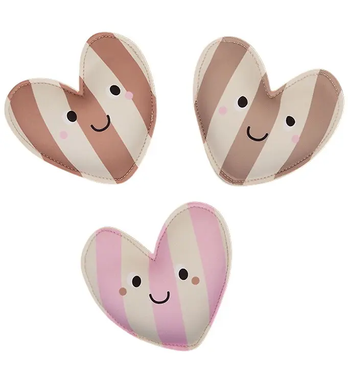 Swim Essentials Duikgewichten - 3-pack - Cozy Hearts - Roze/Beig Beperkt Aanbod