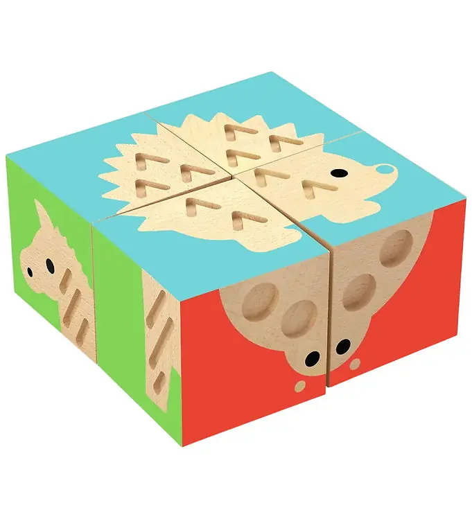 Beperkt Aanbod Djeco Puzzel - 6x4 Bakstenen - Touch Basic