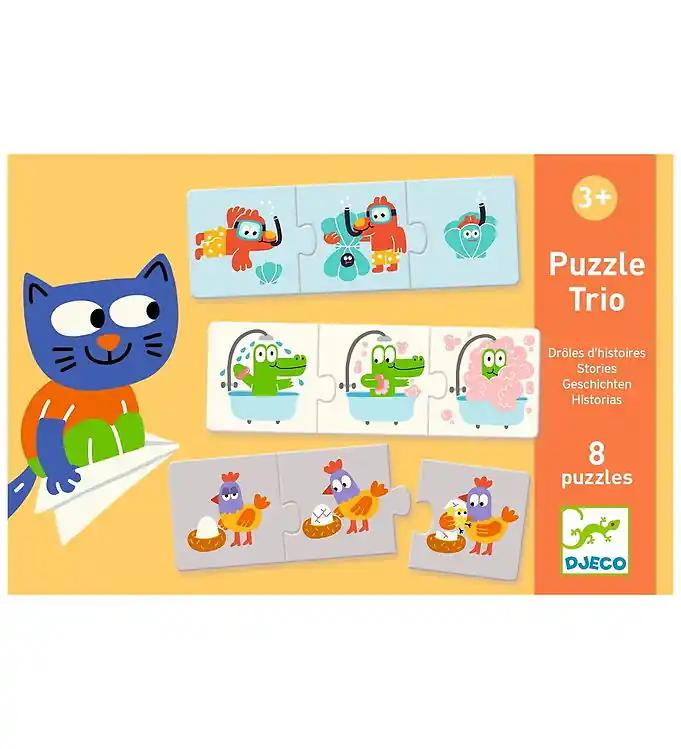 Express Levering Djeco Puzzel - 8 Puzzels