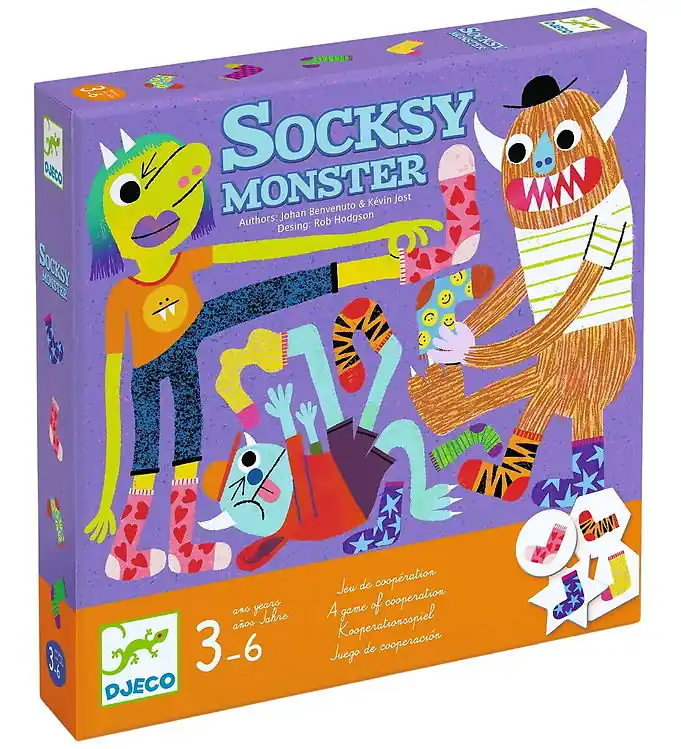 Gratis Retour Djeco Spel - Sokkenachtig Monster