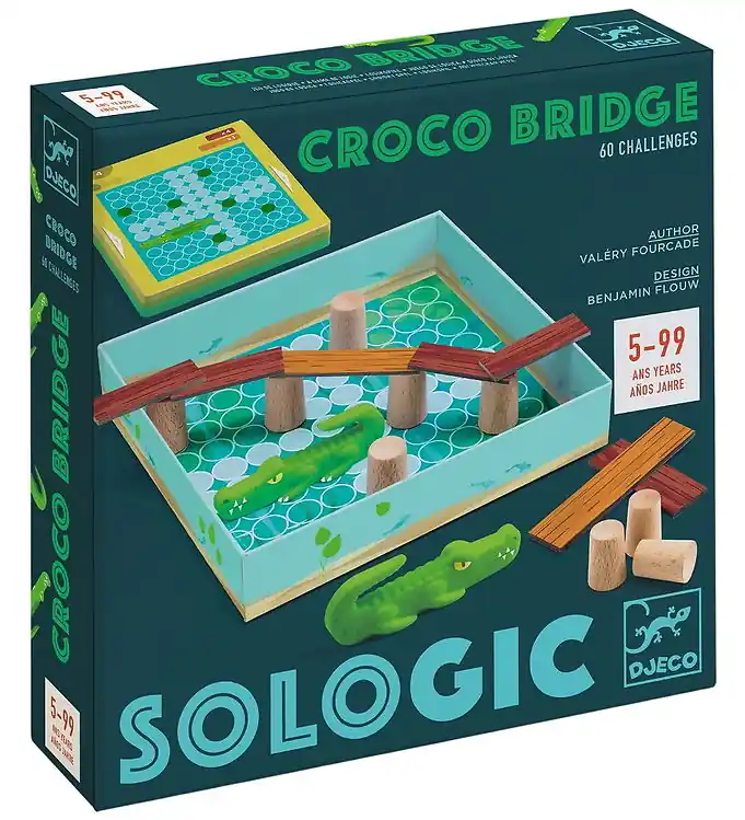 Djeco Spel - Sologic - Croco Brug Express Levering