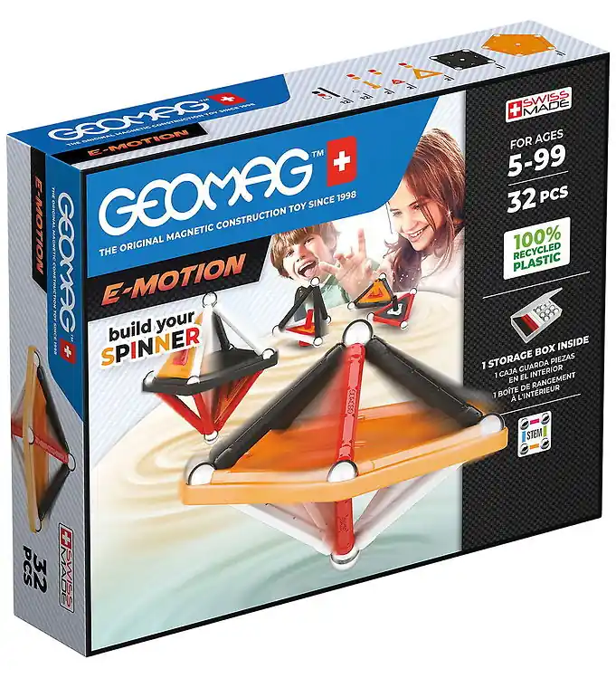 Weekendaanbieding Geomag Magneetset - E-Bewegingspanelen gerecycled - 32 Onderdele