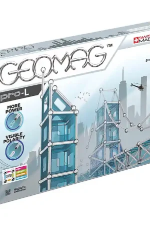 Geomag Magneetset - Pro-L Skyline Nieuw - 174 Onderdelen Dagaanbieding