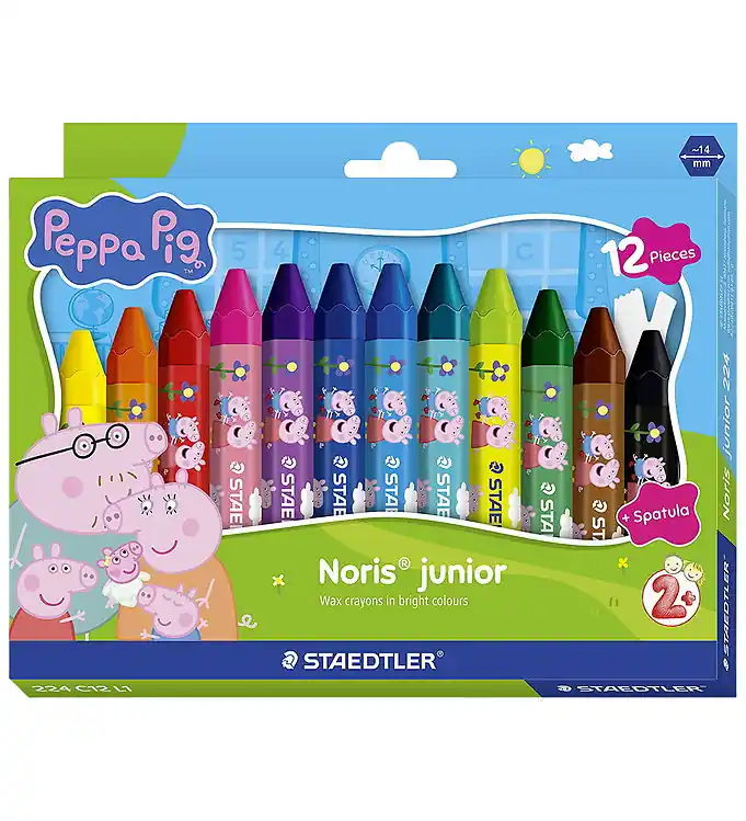 Flitsaanbieding Staedtler Kleurpotloden - Noris Junior - 12 st. - Peppa Pig