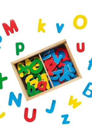 Melissa & Doug Magneten - Hout - Letters Koop Vandaag