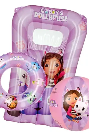 Gereduceerde Prijs Gabby's Dollhouse Strandset - Opblaasbaar