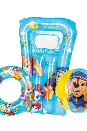 Paw Patrol Badspeelgoed-Set - Luchtbed/Zwemband/Strandbal Tijdelijk Beschikbaar