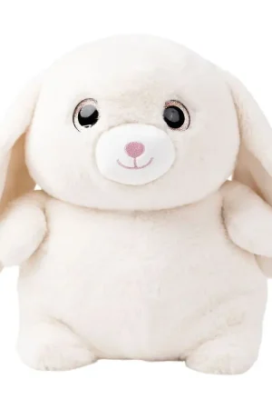 Teddykompaniet Knuffel - Sumo - Konijn - 35 cm - Wit Koop Vandaag