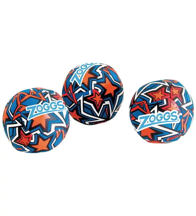 Gereduceerde Prijs Zoggs Badspeelgoed - Splash Bal - 3-pack - Oranje/Zwart/Blauw/Wi