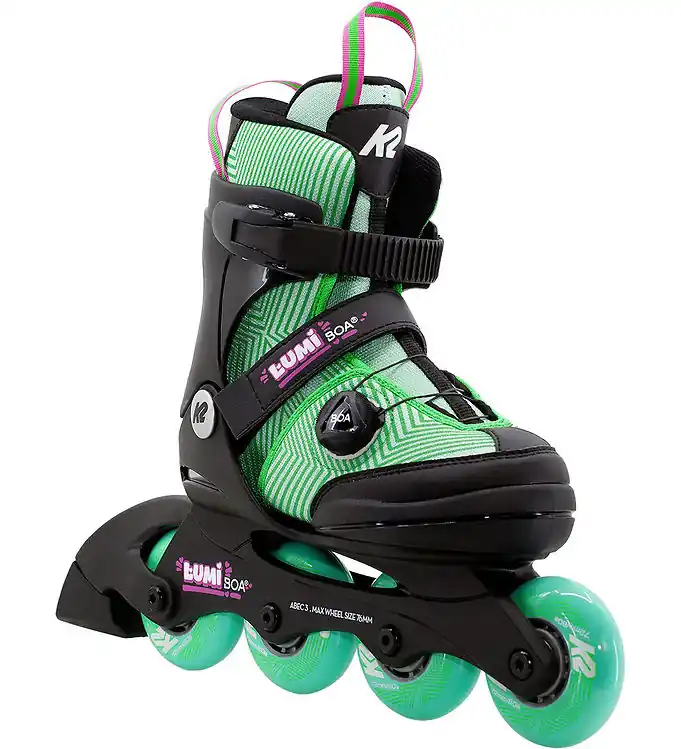 K2 Rolschaatsen -Lumi Boa- Groen - Skeelers Fabrieksprijs