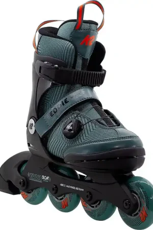 K2 Rolschaatsen - Eddie Boa - Groen/Zwart - Skeelers Nieuw