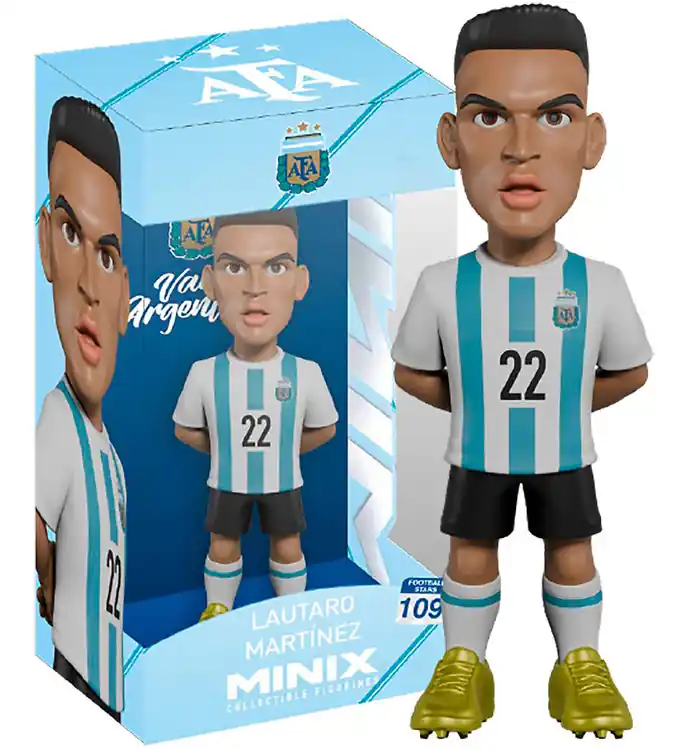 Laatste Versie Minix Figuur - Voetbalsterren - Argentinië - Lautaro Martínez
