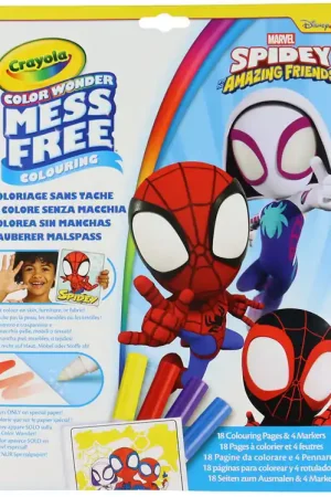 Crayola Kleurboek m. Markers - Kleurenwonder - Spidey Korting