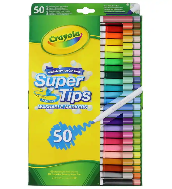 Beste Prijs Crayola Markers - 50 st. - Super Tips - Multicolour