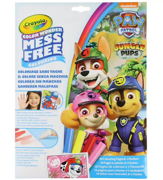 Crayola Kleurboek m. Kleurenmarkers - Kleurenwonder - Paw Patrol Betaalbaar