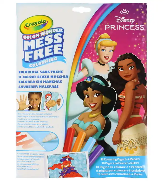 Voordeelprijs Crayola Kleurboek m. Markers - Kleurenwonder - Disney Princess