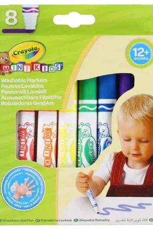 Actieprijs Crayola Markers - 8 st. - Mini Kids