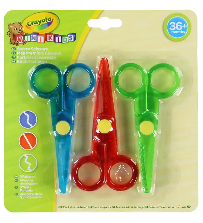 Weekendaanbieding Crayola Kinderschaar - 3-pack - Blauw/Rood/Groen