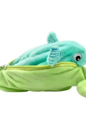 Lage Kosten Flipetz Knuffel - De Vis Gebubbeld En Erwten - 23 cm - Groen/Tur