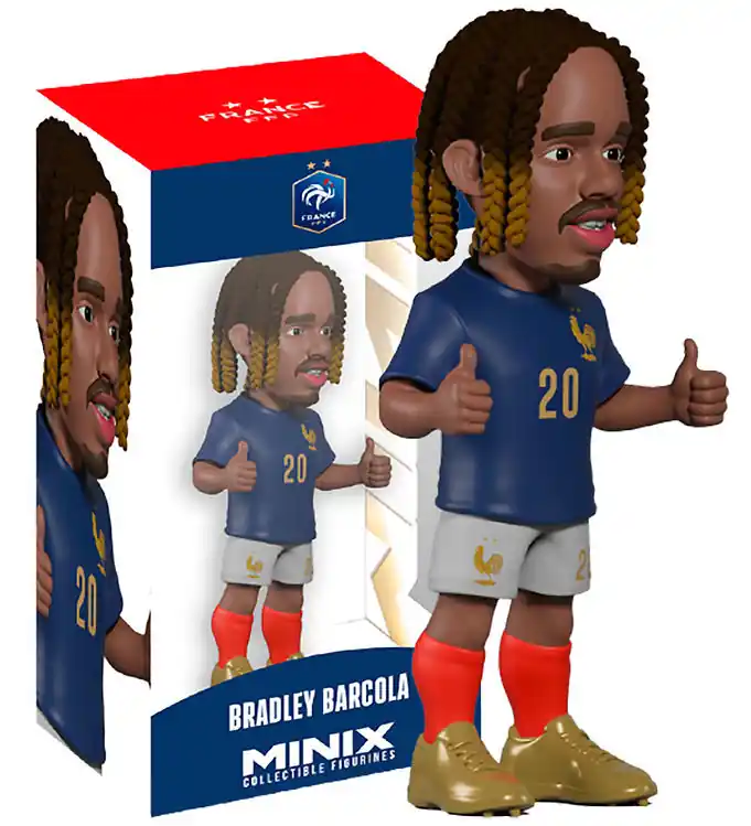 Minix Afbeelding - Voetbalsterren - Frankrijk - Bradley Barcola Laatste Versie