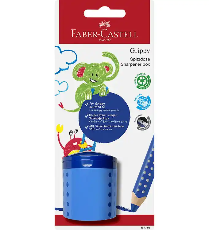 Direct Verzonden Faber-Castell Puntenslijper - Gripvol - Blue