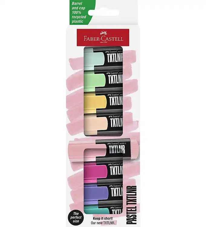 Fabrieksprijs Faber-Castell Markeerstiften - 8 st. - Mini - Pastel