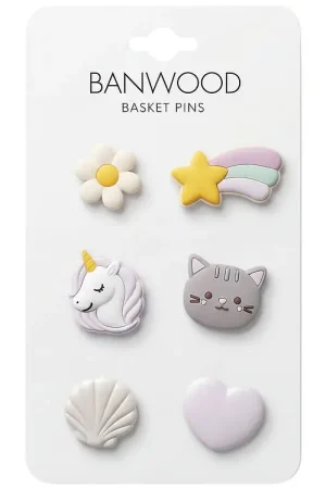 Banwood Basketbalpins - 6 st. - Magie Aanbieding