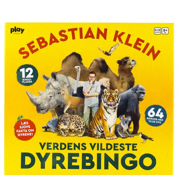 Gecertificeerd Forlaget Carlsen Spel - Bingo van de wildste dieren ter wereld