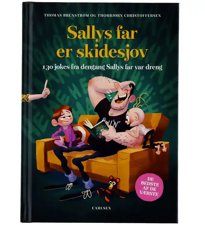 Laatste Versie Forlaget Carlsen Boek - Sally's vader is zo grappig