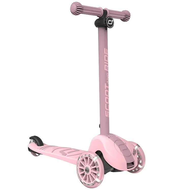 Beperkte Voorraad Scoot and Ride Highway Kick 3S - LED - Rose