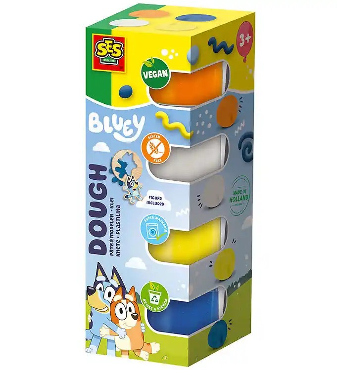 SES Creative Speelklei - Bluey - 4 emmers Beperkte Voorraad