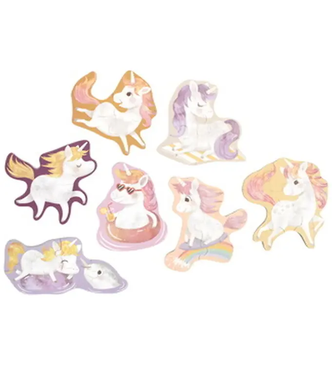 Filibabba Puzzel - 7-pack - 2-8 Bakstenen - Unicorn Kusten - Gli Koop Vandaag