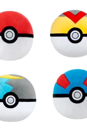 Flitsaanbieding Pokémon Knuffel - 10 cm - Pokébal - Assorti