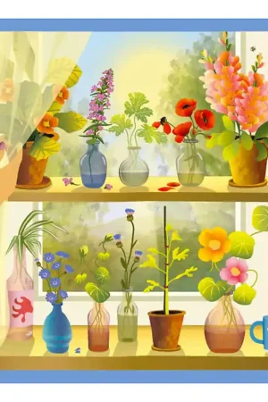 Vissevasse Puzzel - 500 Bakstenen - Planten & Ik Beperkt Aanbod
