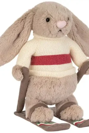Superprijs Jellycat Knuffel - 20x16 cm - Verlegen Bunny Gold Medaille Ski O