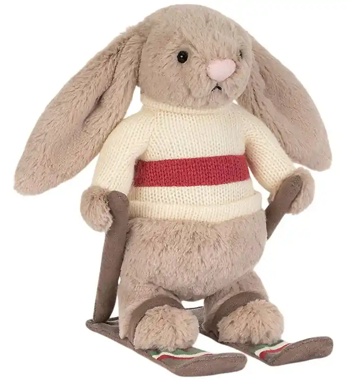 Superprijs Jellycat Knuffel - 20x16 cm - Verlegen Bunny Gold Medaille Ski O