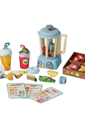 Superprijs Bluey Speelset - Sapbar - Hout - 24 Onderdelen