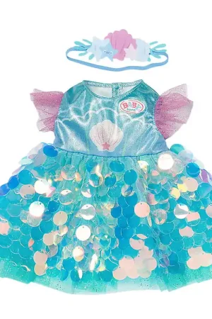 Baby Born Poppenkleding - Jurk m. Zeemeermin 43 cm Premium