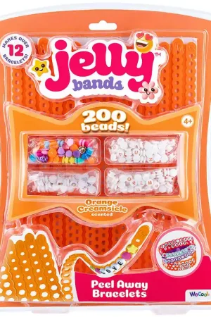 Jelly Bands Creatieve Speelset - Peel Away Armband - Oranje Crea Beperkt Aanbod