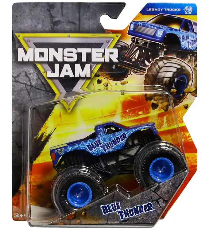 Monster Jam Truck - Legacy Truck - 1:64 - Blue Thunder Nieuw