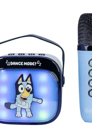 Aanbieding Bluey Luidspreker m. Draadloze microfoon - Karaoke
